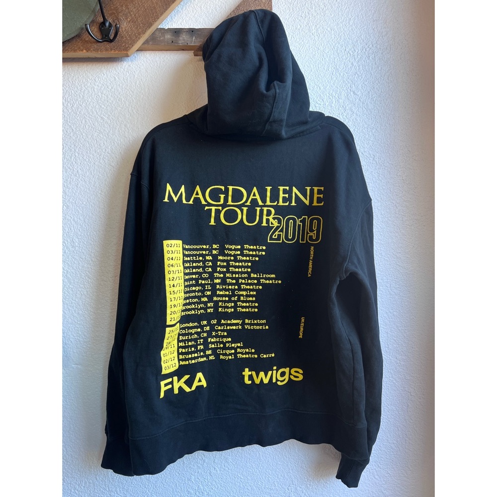 FKA Twigs Magdalene Tour Black Hoodie 2019 XL - Picture 2 of 7